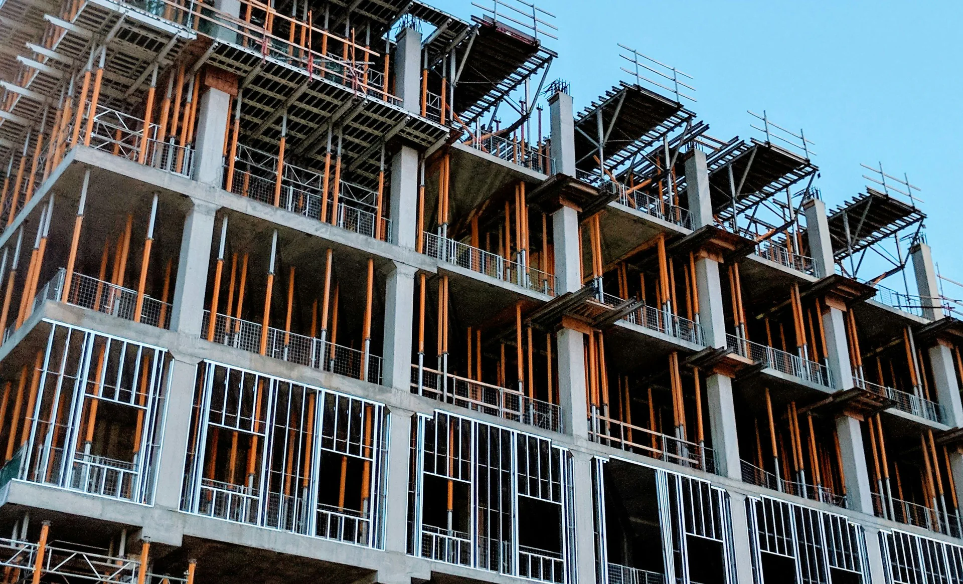 Serviço de concreto armado em obra